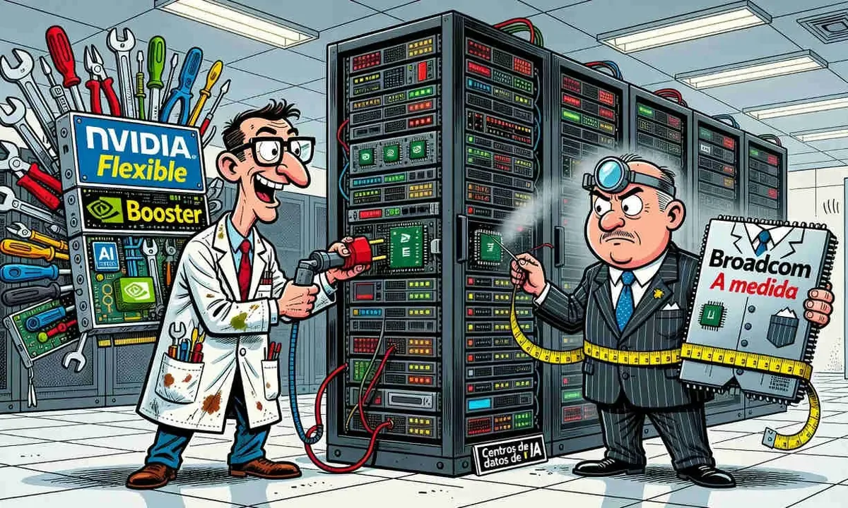 Nvidia y Broadcom muestran diferentes estrategias en la carrera por liderar el mercado de chips de IA, destacando sus crecimientos financieros.