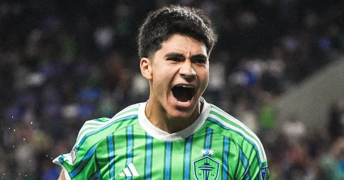Obed Vargas, nuevo jugador del Atlético de Madrid, durante la presentación oficial.