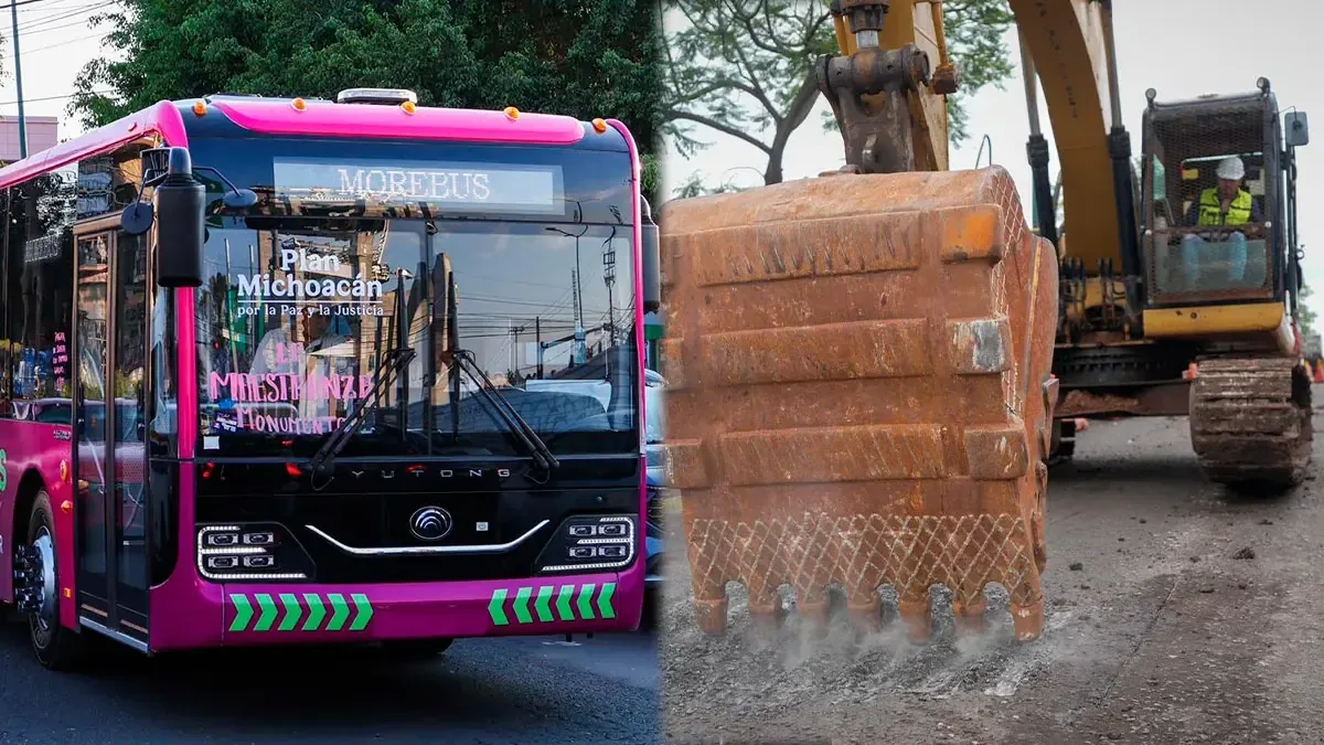 La construcción del carril confinado optimizará el transporte público en la ciudad.