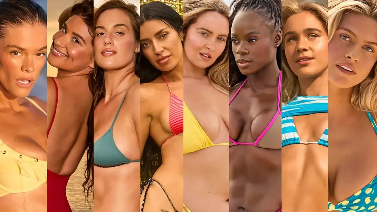 Ocho modelos brillan en Montauk, Nueva York, para la próxima edición de SI Swimsuit.