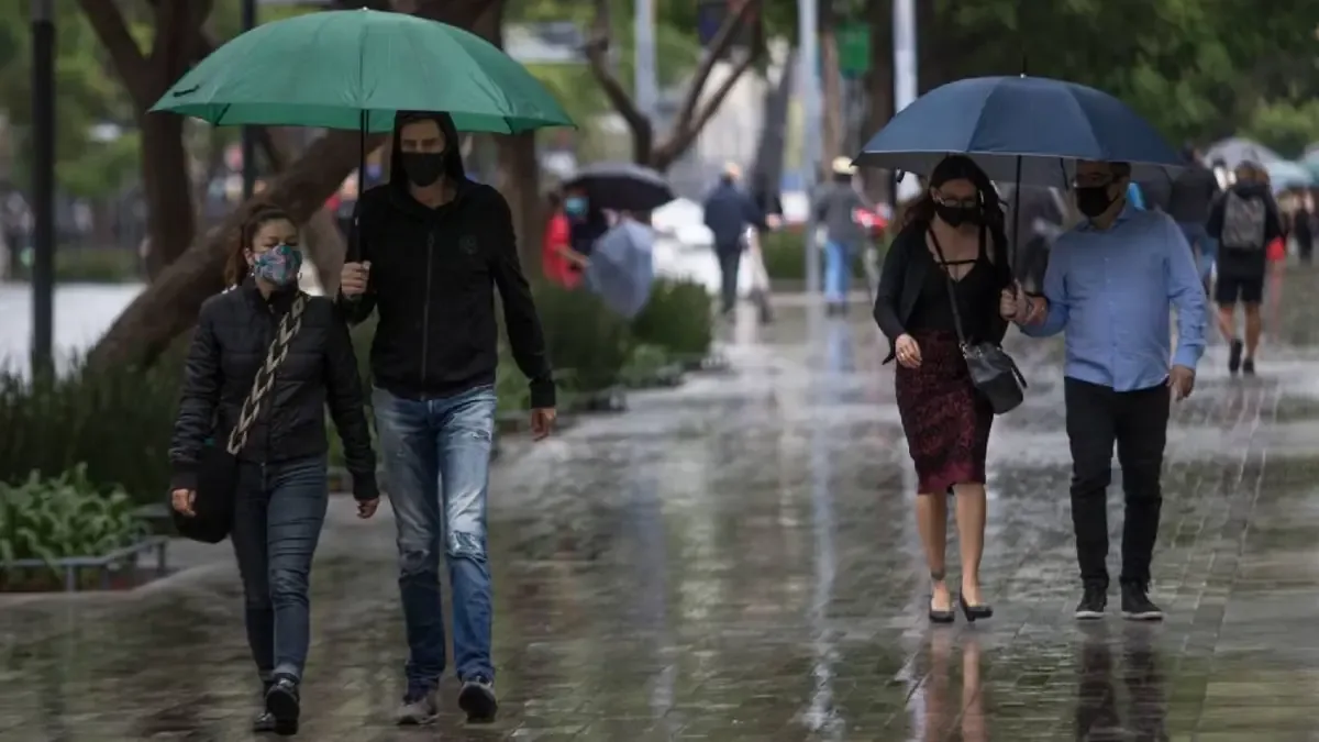 El Servicio Meteorológico Nacional advierte sobre lluvias intensas y granizo en varios estados.