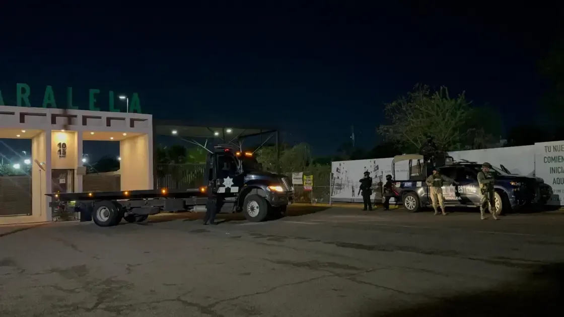 La Policía Estatal y el Ejército realizaron un operativo en Infonavit Humaya tras reportes de civiles armados.