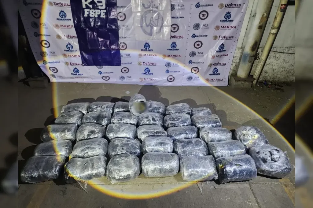 Operativo en Irapuato logra un importante aseguramiento de drogas.