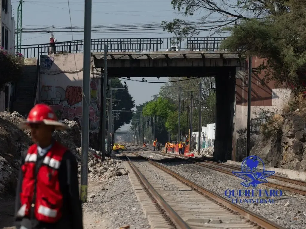 Operativo vial se implementará para mitigar el impacto de las obras del tren en Querétaro.