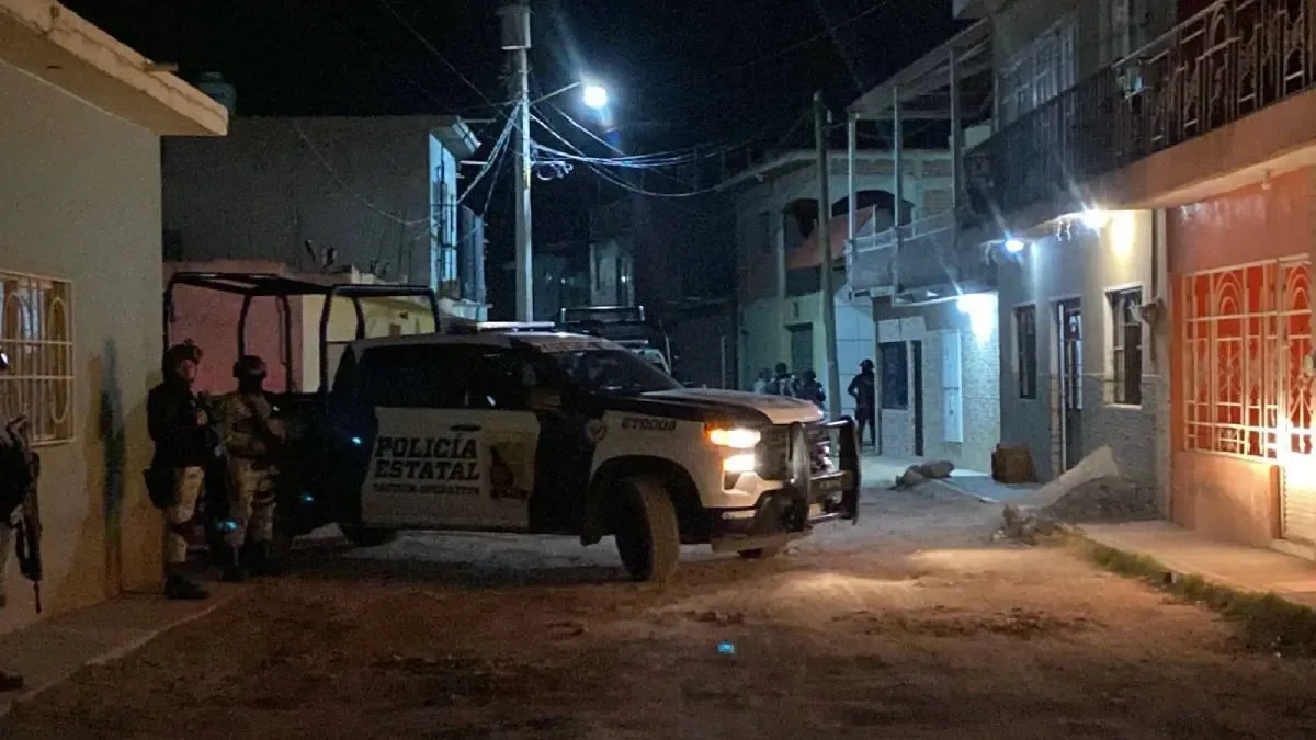 Operativos de seguridad tras la masacre en Loma de Flores, Salamanca.