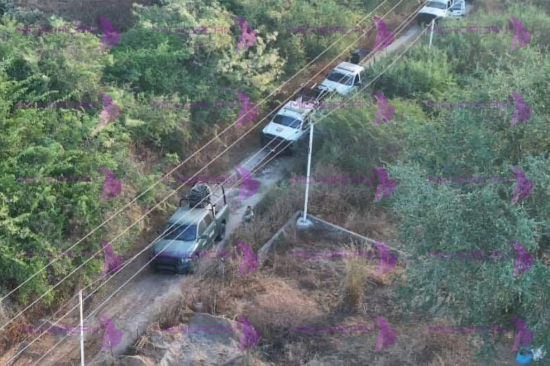 Operativos de SSP y Ejército en Apatzingán para garantizar la seguridad pública.