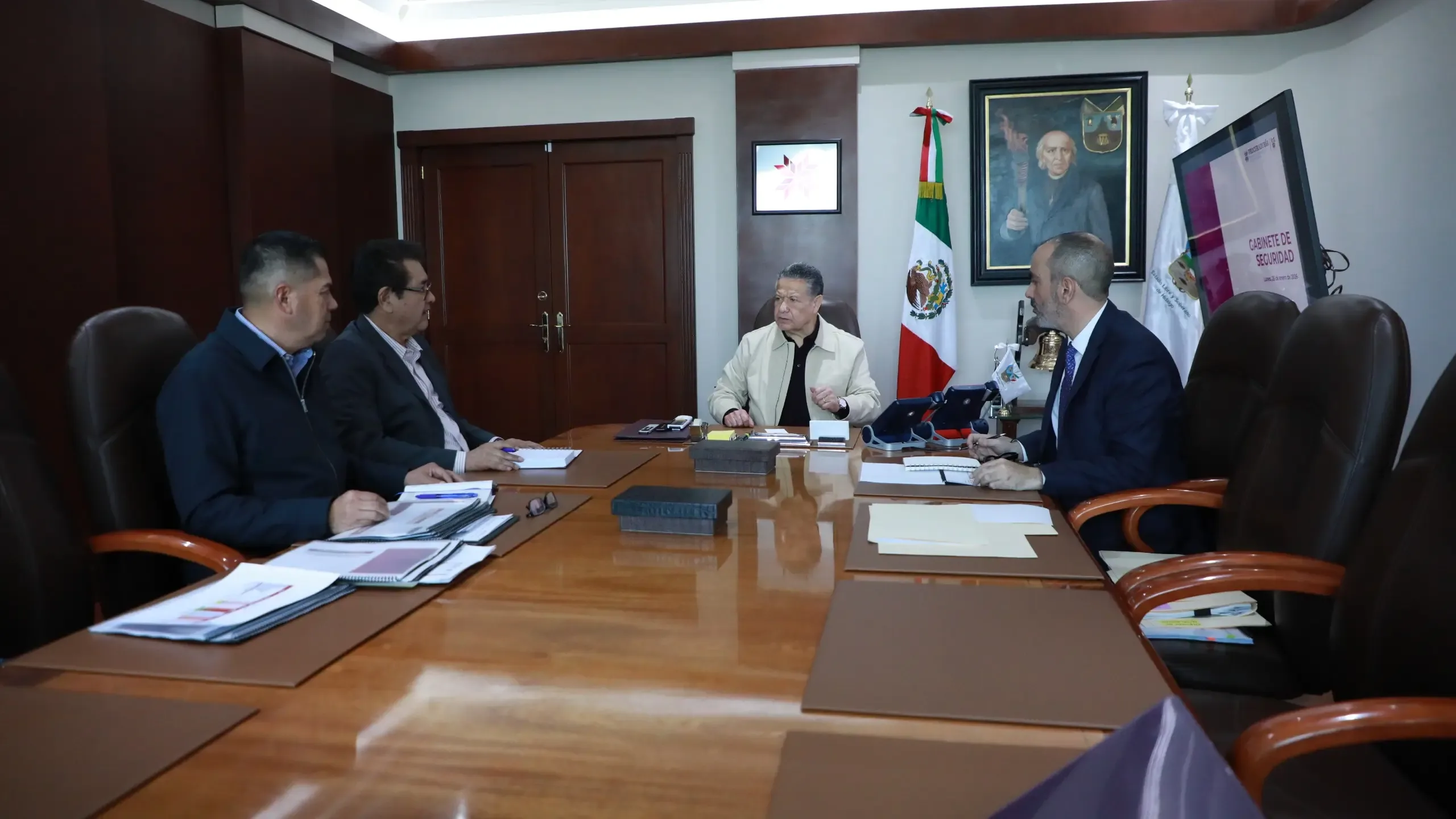 Operativos del Gabinete de Seguridad en Hidalgo logran múltiples detenciones.
