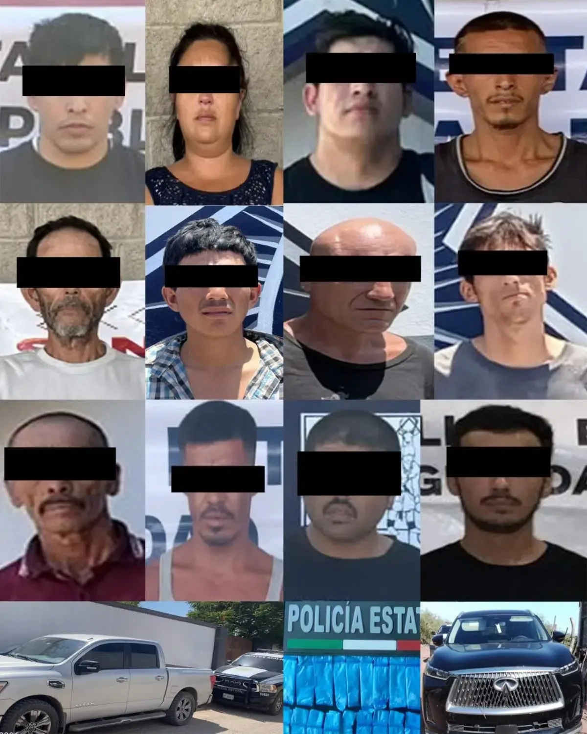 La Policía Estatal refuerza su labor en la lucha contra el narcotráfico en varias localidades de Sonora.