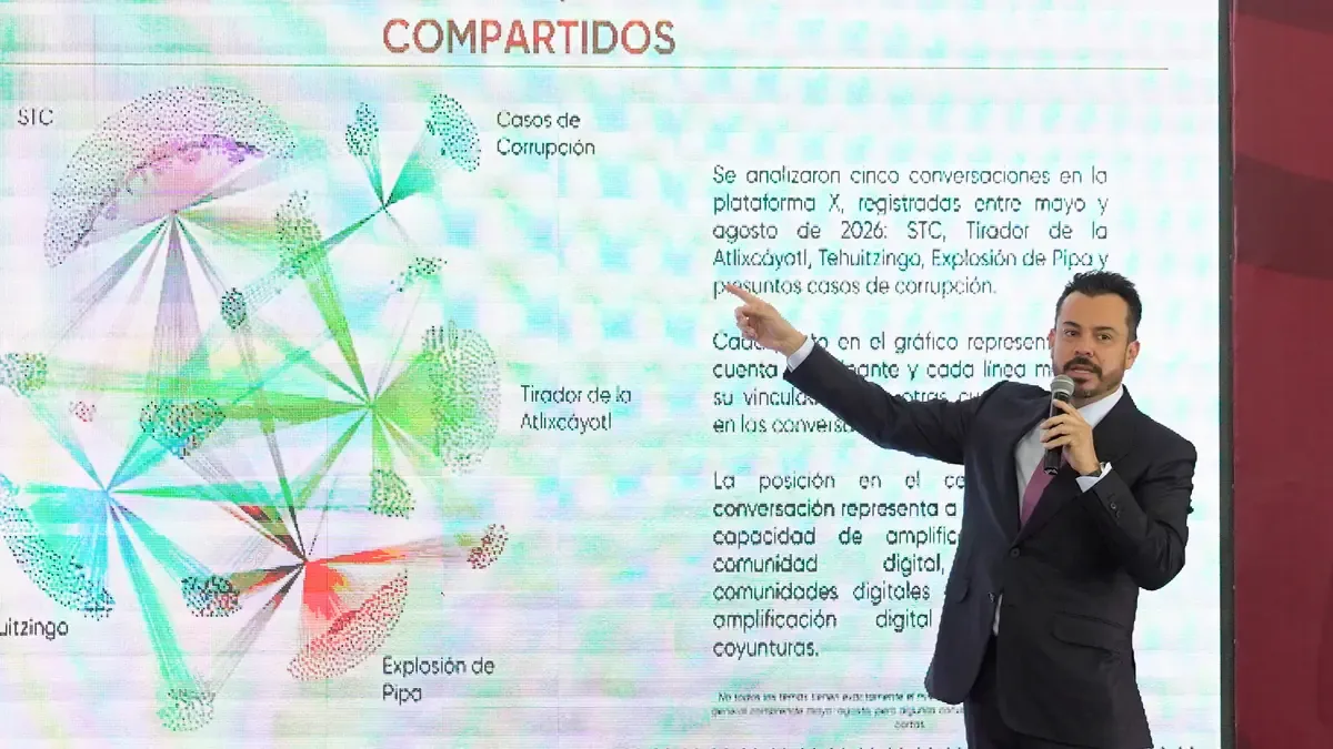 José Luis García Parra denuncia el uso de bots por parte de la oposición para crear desinformación sobre el Cablebús.