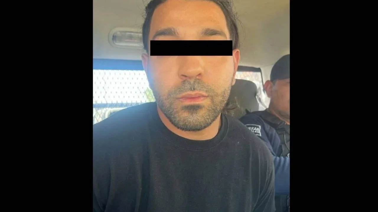 Otmane Khalladi al momento de su arresto en Playa del Carmen, Quintana Roo.