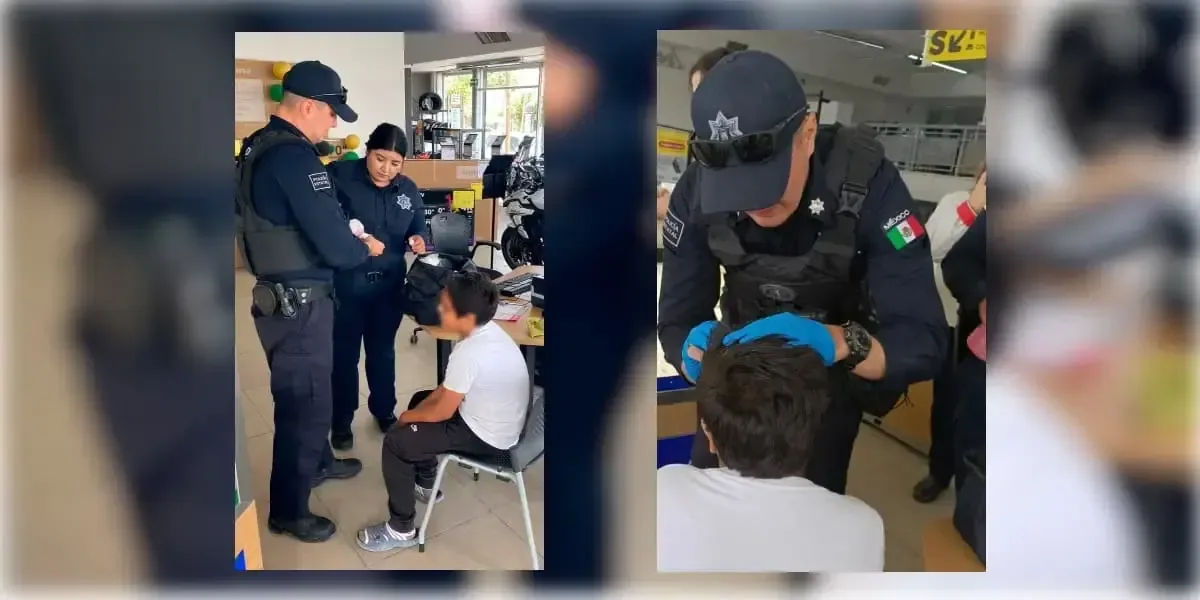 La intervención rápida de paramédicos salvaguardó la salud de un niño lesionado.