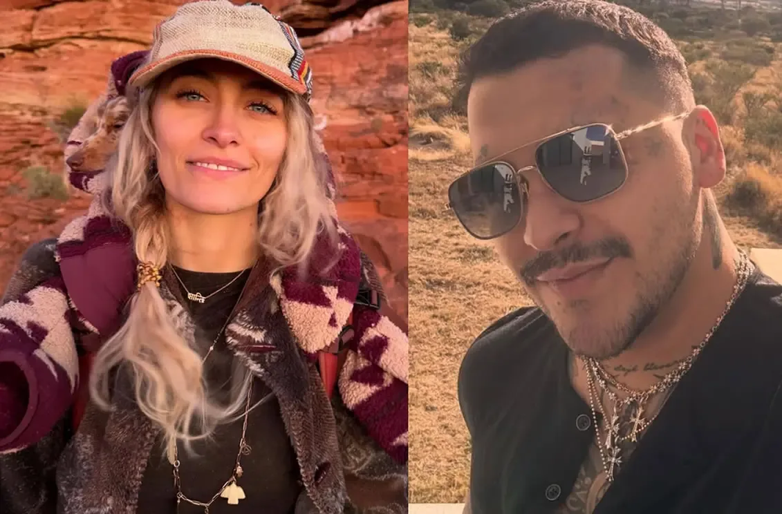 Paris Jackson disfrutando de la música de Christian Nodal mientras conduce.