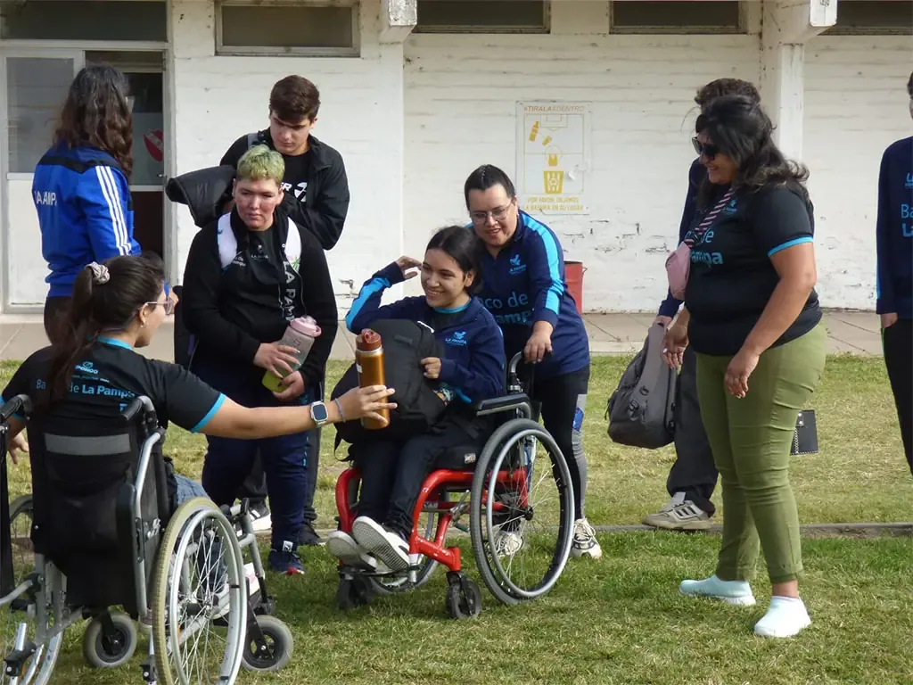 Participantes de La Pampa se entrenan en General Pico para la competencia inclusiva.