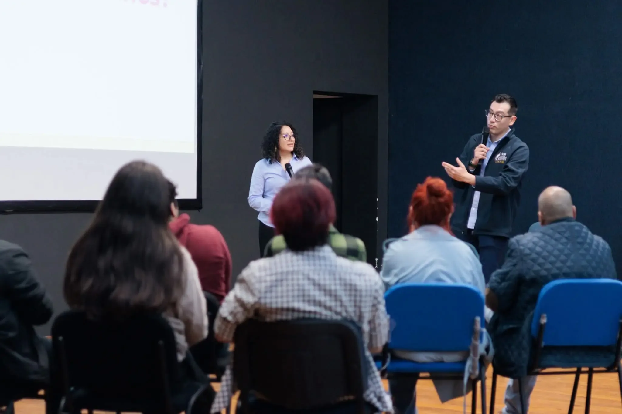 Participantes del taller sobre diversidad sexual en la televisión mexicana en la UAZ.