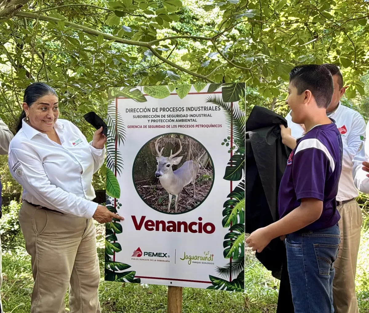 La incorporación de un venado cola blanca destaca la biodiversidad en Veracruz y la participación comunitaria.