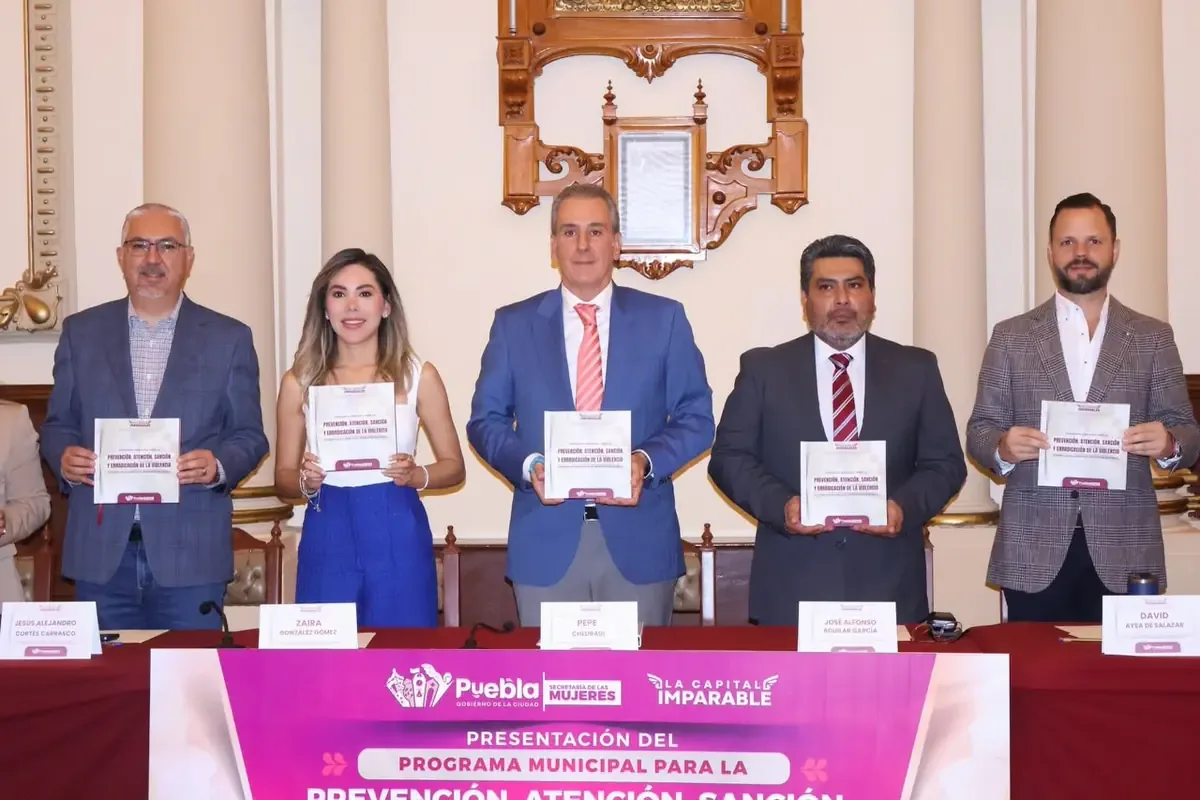 El programa municipal buscará garantizar una vida libre de violencia para las mujeres en Puebla.