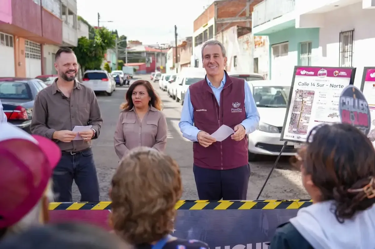 La intervención vial mejora la movilidad de más de 14 mil habitantes de Puebla.