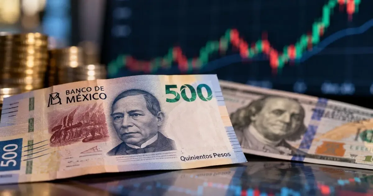 La depreciación del peso se acelera ante la presión de la Reserva Federal y el Banxico.