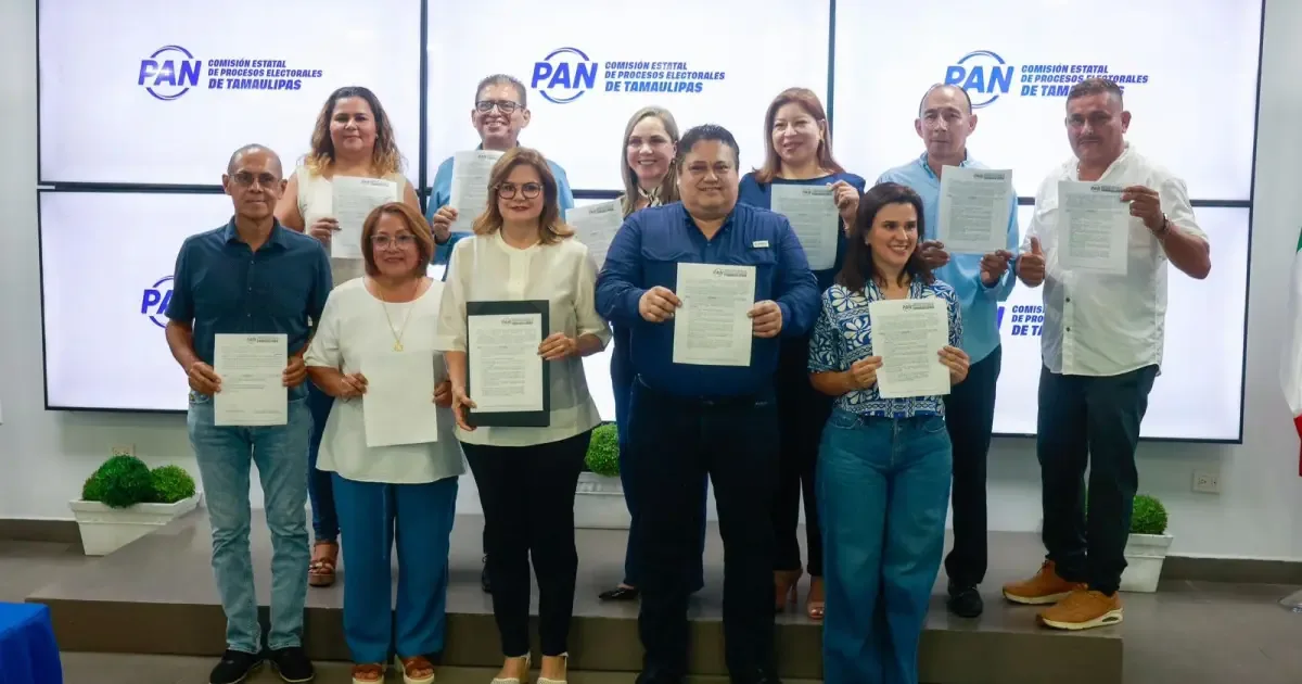 La fórmula del PAN busca fortalecer la representación en el estado tras su registro oficial.