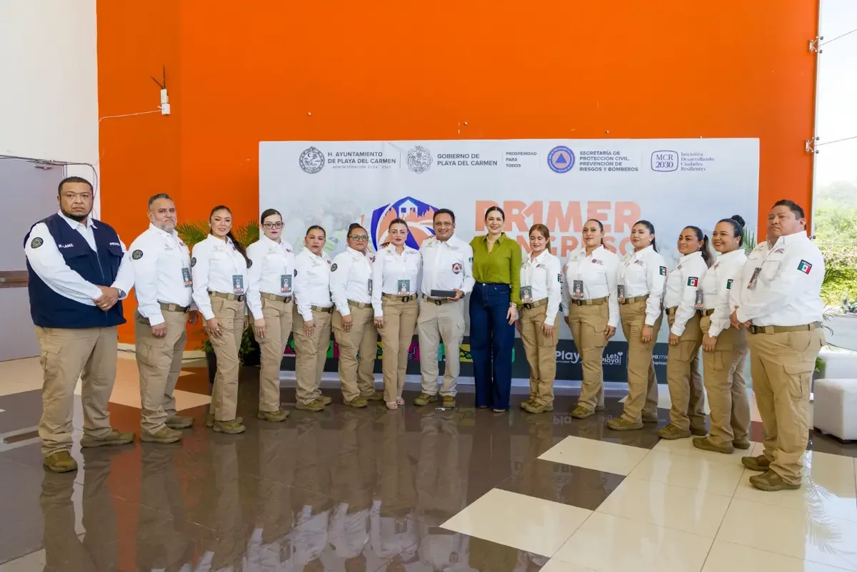 Playa del Carmen destaca como sede de intercambio en gestión de riesgos.