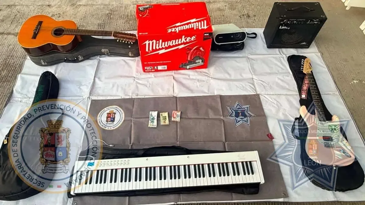 La intervención rápida de la policía evitó un robo en la colonia Punto Verde y permitió la recuperación de instrumentos musicales.