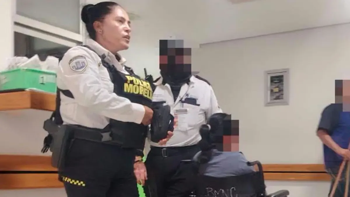 Agentes realizaron labores de acompañamiento para asegurar la llegada del lesionado a urgencias.