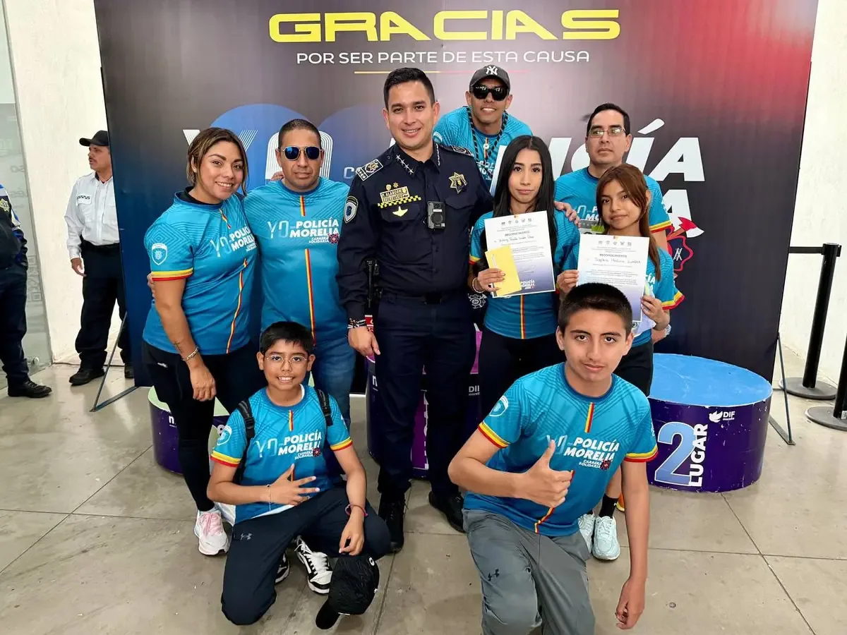 Más de 1,200 participantes en la 1ra Carrera "Yo con Policía Morelia" recaudaron recursos para atención prehospitalaria.