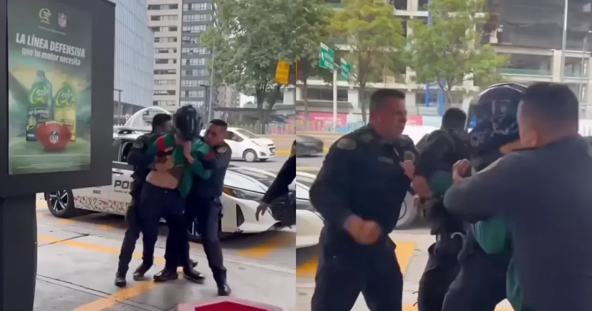 Un video viral presenta una confrontación violenta entre policías y un repartidor en la alcaldía Miguel Hidalgo.