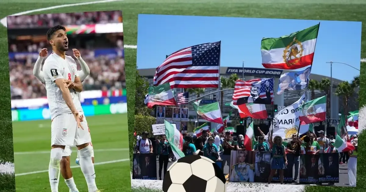 La celebración de un jugador iraní levanta debate por su interpretación política.