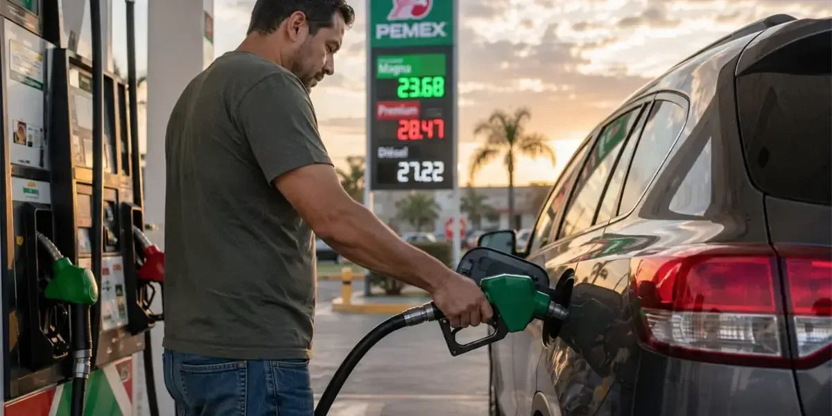 La gasolina Magna se mantiene por debajo de los 24 pesos en varias regiones del país.