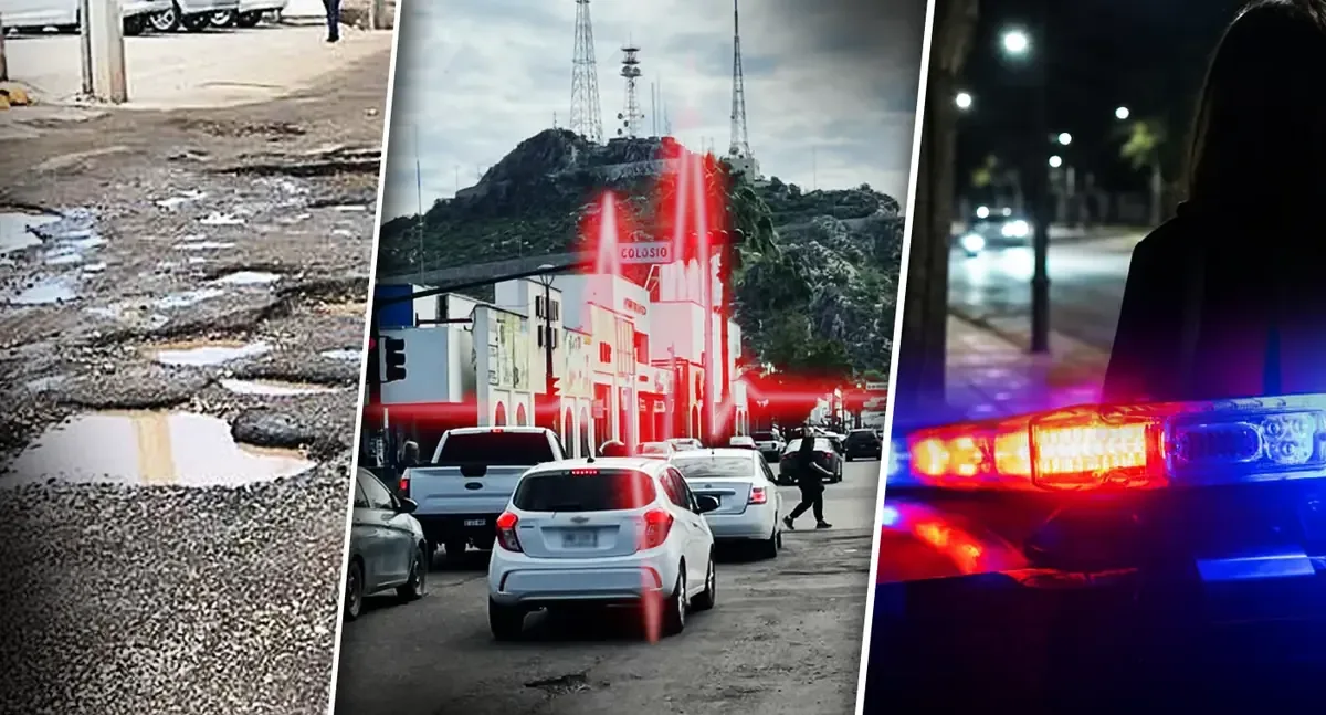 La población de Hermosillo se muestra alarmada por la inseguridad y el estado de sus calles, según el último informe de indicadores.