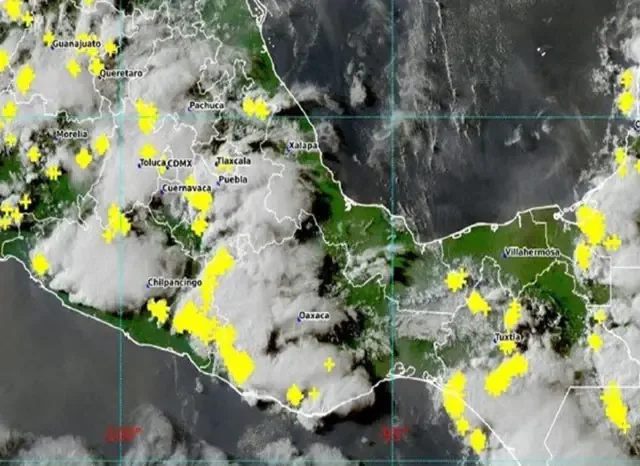 Se esperan precipitaciones fuertes y posible granizo en diversas regiones del estado.