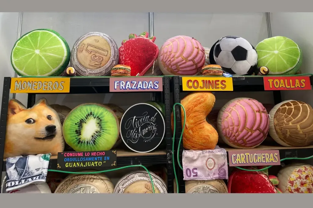 Productos textil únicos de la marca "Tierra de Mis Amores" en Guanajuato.