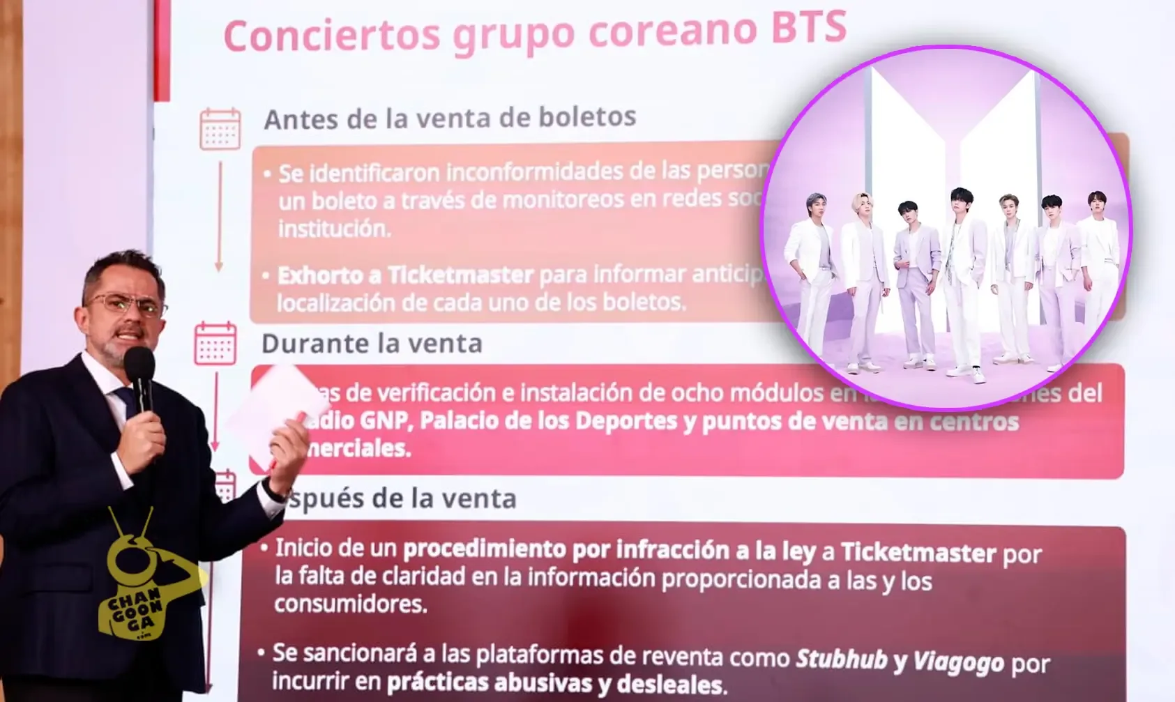 Profeco inicia investigación a Ticketmaster por venta de boletos de BTS.