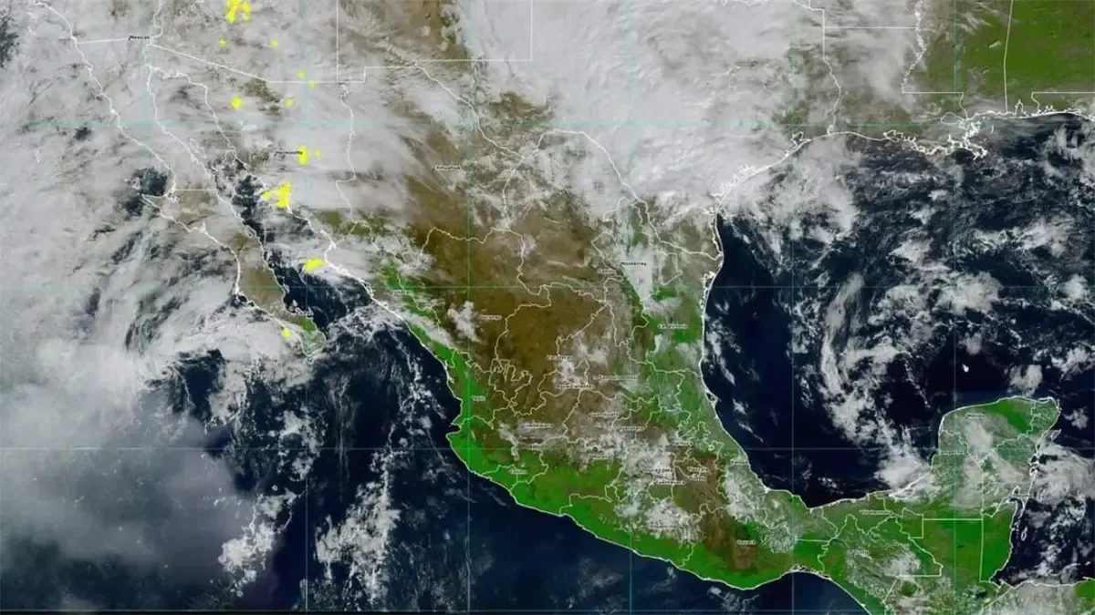 El Servicio Meteorológico Nacional alerta sobre chubascos en el norte y centro del estado.