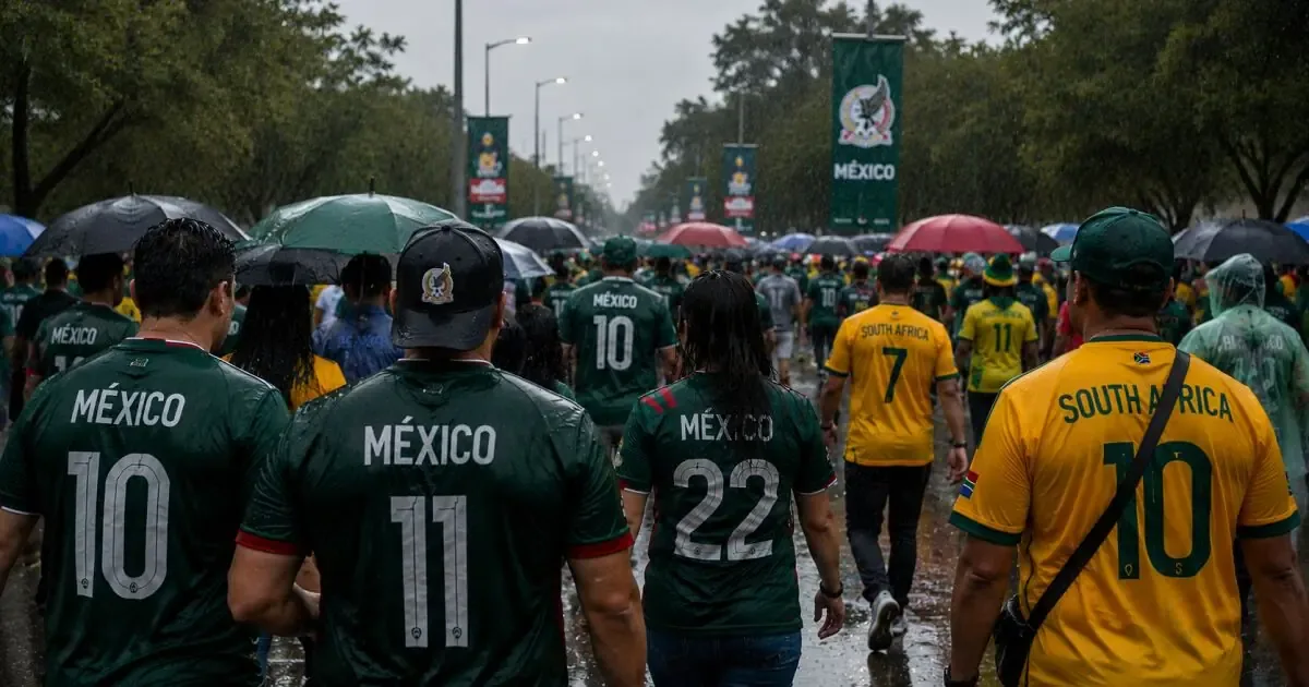 Las condiciones meteorológicas se presentan favorables para el evento inaugural y el partido posterior.