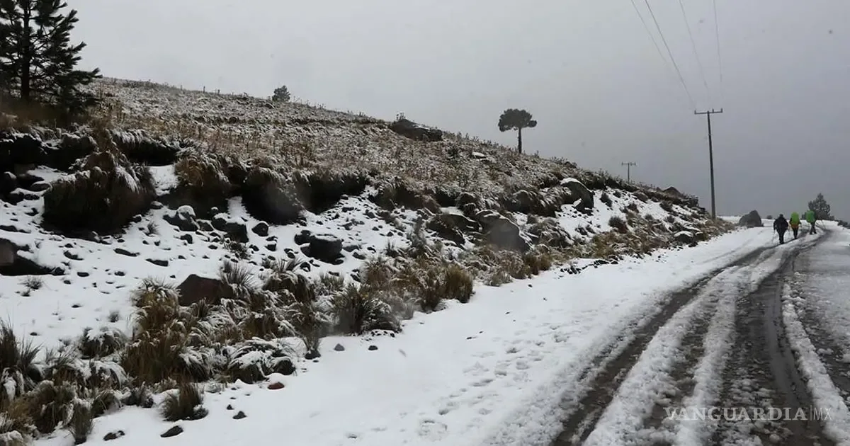 Pronóstico de clima severo por la llegada de una masa de aire frío a México.