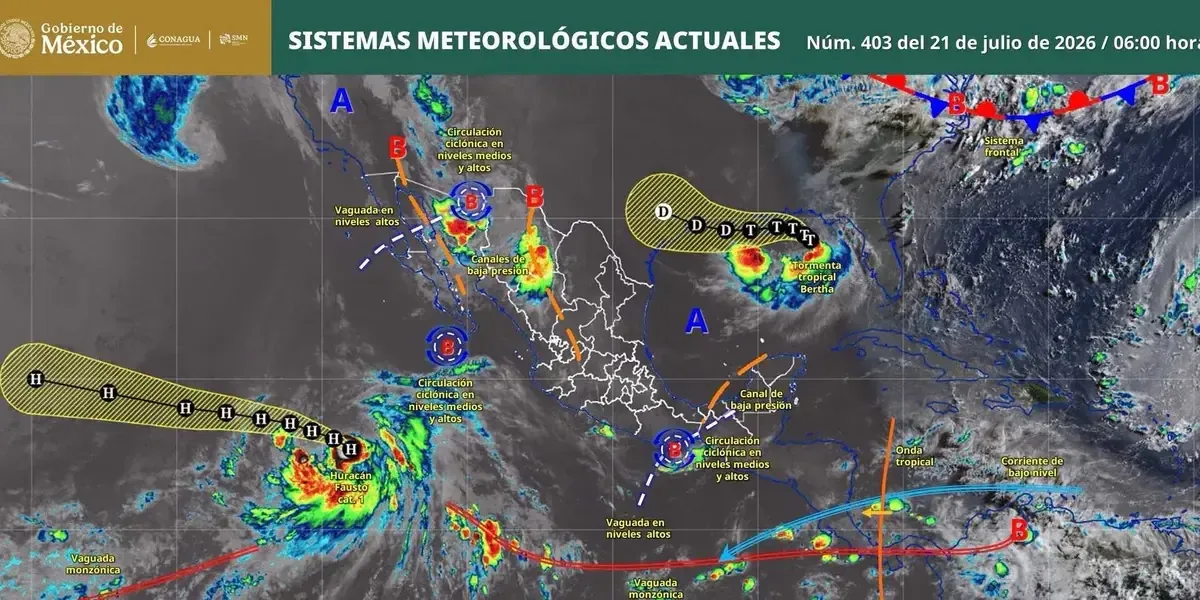 Autoridades alertan sobre lluvias severas que podrían causar inundaciones y deslaves en varias regiones.