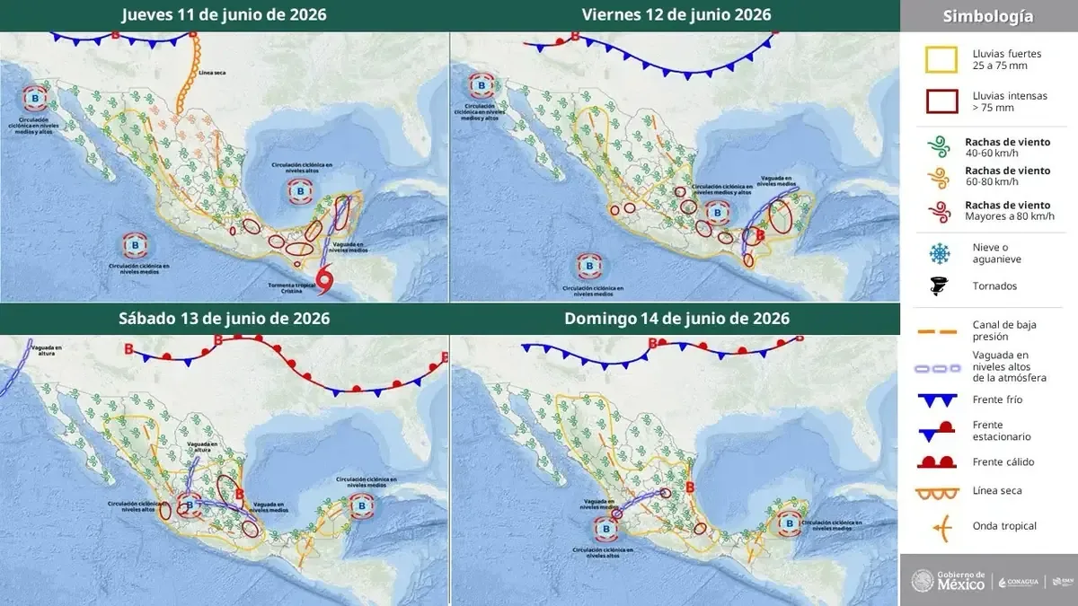 Se prevén temperaturas extremas y tormentas en varios puntos del estado.