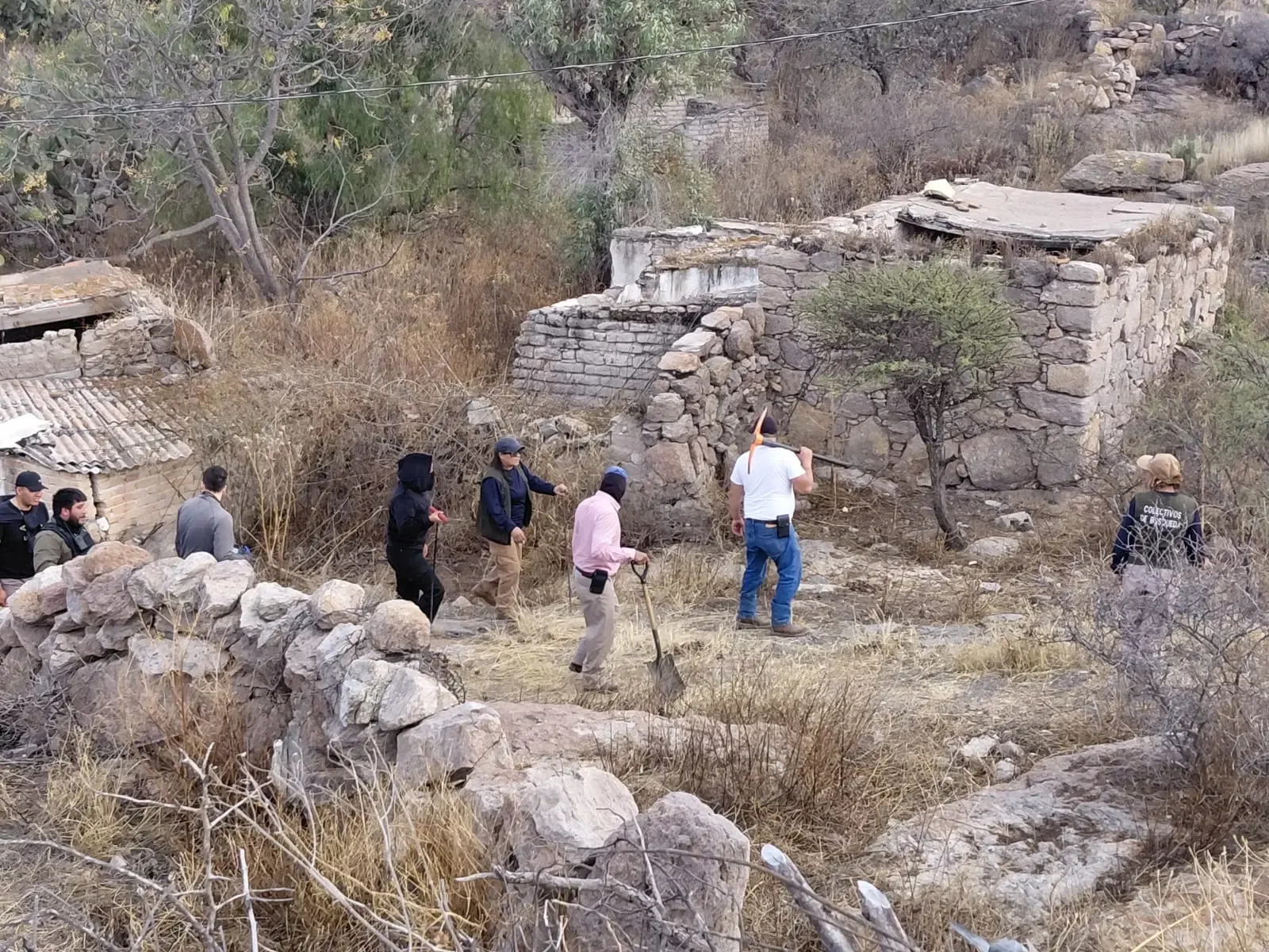 Prospección forense en la presa San Marcos para localizar desaparecidos en Zacatecas.