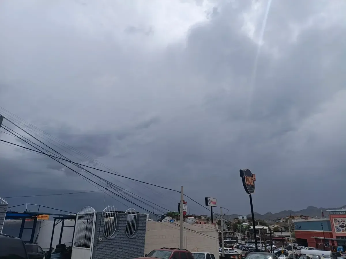 Se espera actividad eléctrica y vientos fuertes durante el fenómeno meteorológico.