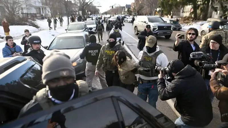 Protestas en Italia contra la presencia de agentes de ICE en los Juegos Olímpicos.