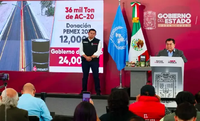 El gobierno estatal lanza un programa histórico de pavimentación y respuesta rápida ante daños por lluvias.