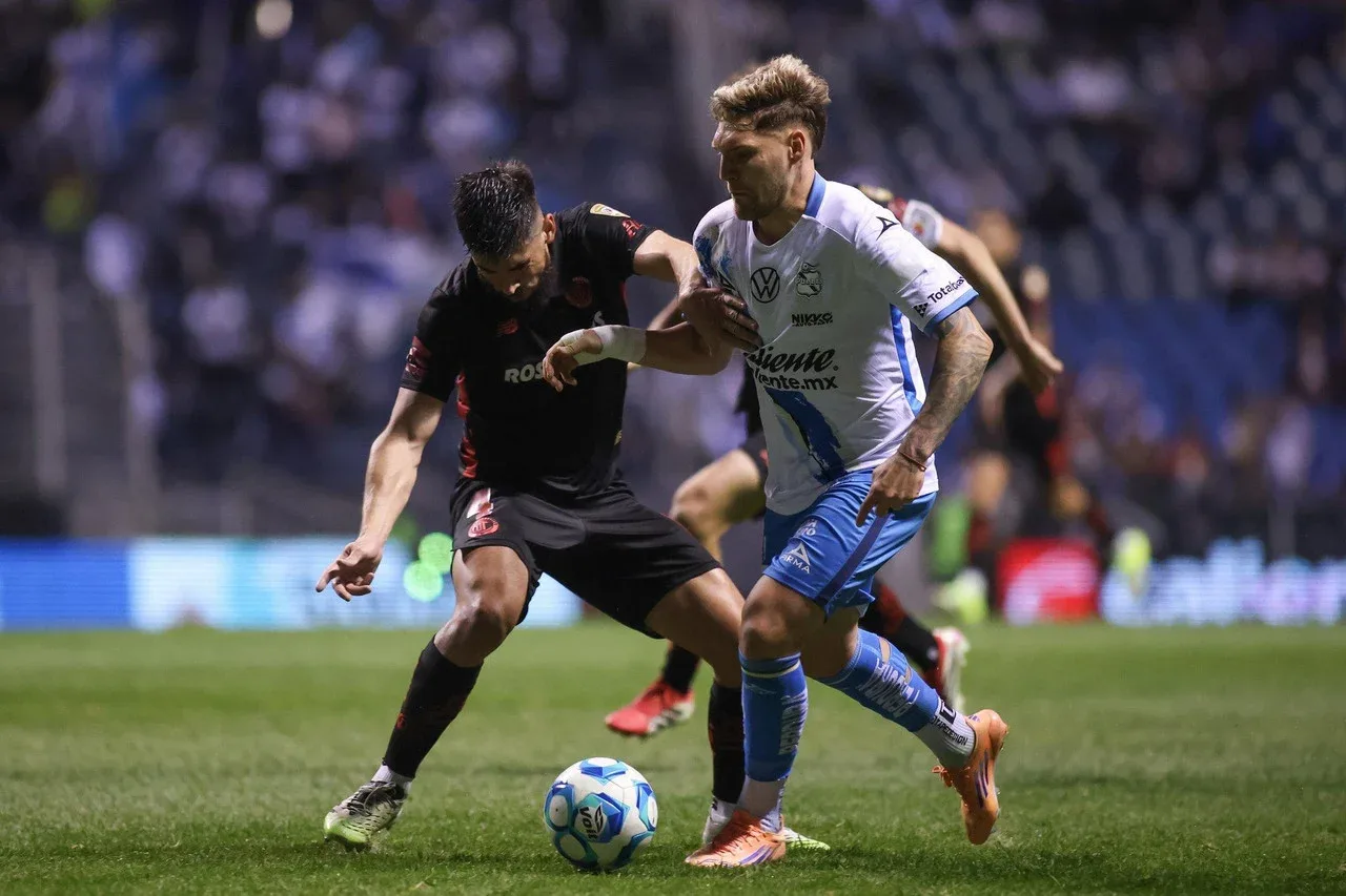 "Puebla logra un importante empate ante el Bicampeón Toluca en casa."