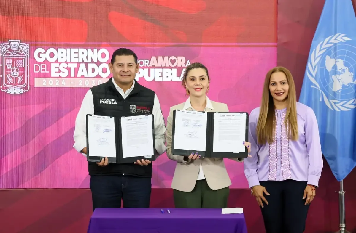 La colaboración busca fortalecer políticas de igualdad y reducir la violencia hacia las mujeres en Puebla.