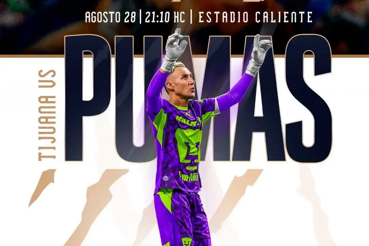 Los Pumas de la UNAM intentarán continuar su buen momento en el Apertura 2026 este viernes en Tijuana.