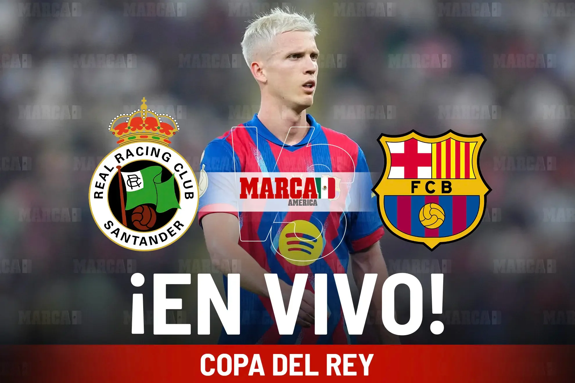 Racing de Santander y Barcelona listos para su enfrentamiento en la Copa del Rey.