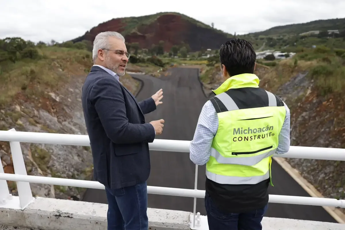 La conexión entre Quiroga y Pátzcuaro mejorará el flujo vehicular en Morelia.