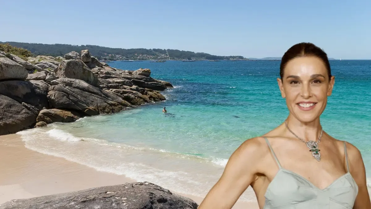 La presentadora elige Galicia como su destino ideal para desconectar en familia.