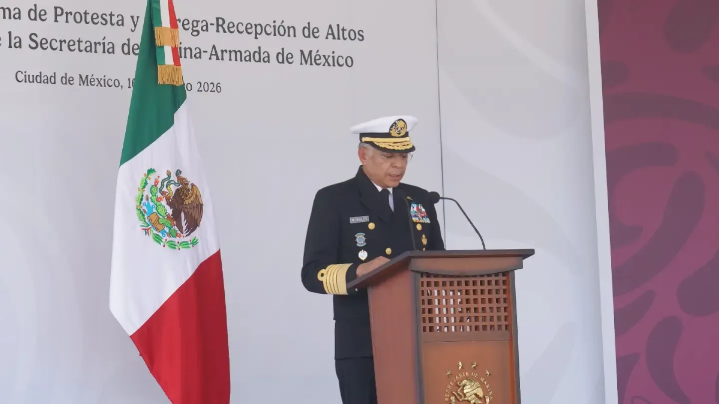 Raymundo Pedro Morales Ángeles asume el mando en la reestructuración de la SEMAR.